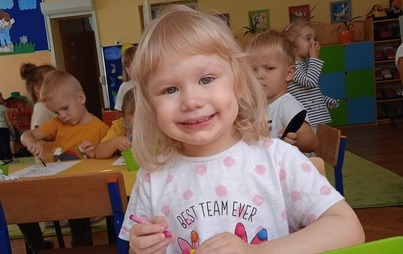 Zdjęcie do Pierwsze dni naszych "Maleństw" w przedszkolu 
