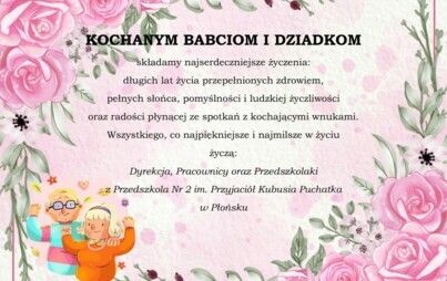 Zdjęcie do Życzenia z okazji "Dnia Babci i Dziadka" 