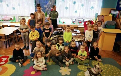 Zdjęcie do Wizyta pracownik&oacute;w służby celnej u naszych "Tygrysk&oacute;w" 